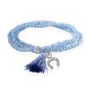 Bracelet ZEN BLUE mit Hufeisen