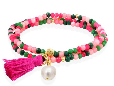 Bracelet ZEN FRAMBUESA with pearl