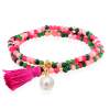 Pulsera ZEN FRAMBUESA con perla