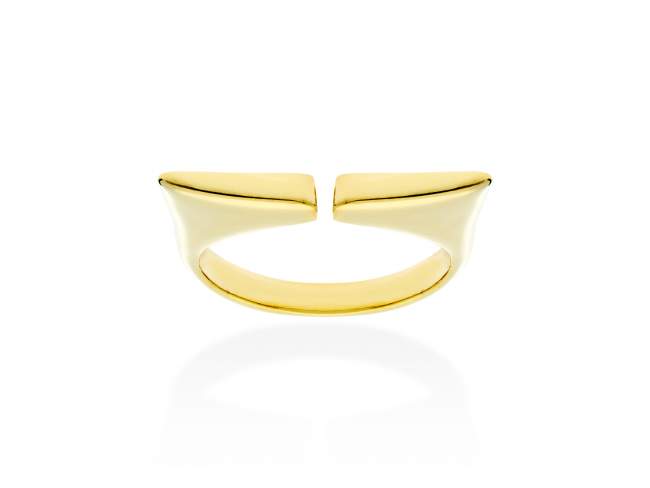 Anillo Malibú  en plata dorada de Marina Garcia Joyas en plata Anillo de plata de primera ley (925) chapada en oro amarillo de 18kt.