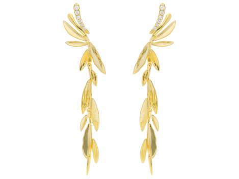 Earrings Venice  in golden silver