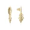 Earrings PALMA  in golden silver