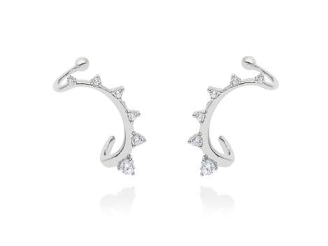 Earrings Doux  in silver