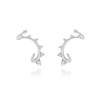 Earrings Doux  in silver