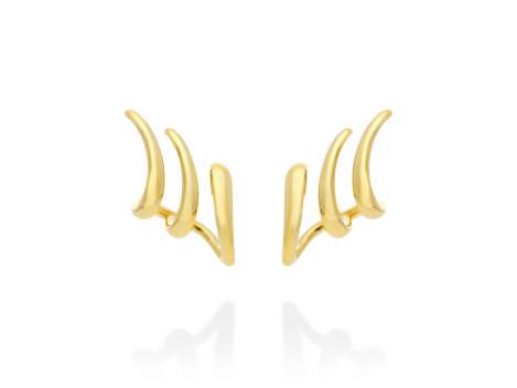 Climber Earring Rosse  in golden silver