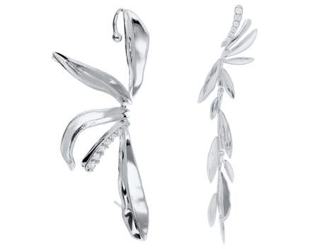 Pendientes Melrose  en plata