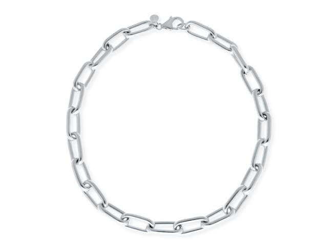 Chain  in silver de Marina Garcia Joyas en plata Chain in rhodium plated 925 sterling silver. (length: 38 cm.)  de Marina Garcia Joyas en plata Chain in rhodium plated 925 sterling silver. (length: 38 cm.)