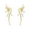 Climber Earring Mistral XL  in golden silver