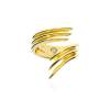 Ring Arles  in golden silver