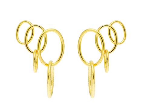 Earrings Aix  in golden silver