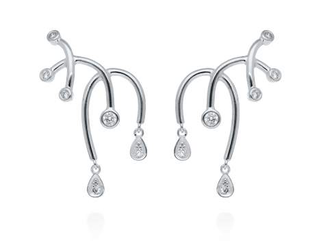 Climber Earring Mistral XL  in silver