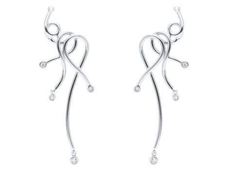 Climber Earring Mistral XL  in silver