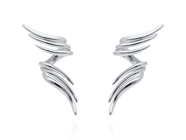 Earrings Arles  in silver de Marina Garcia Joyas en plata Earrings in rhodium plated 925 sterling silver. (size: 5 cm.)