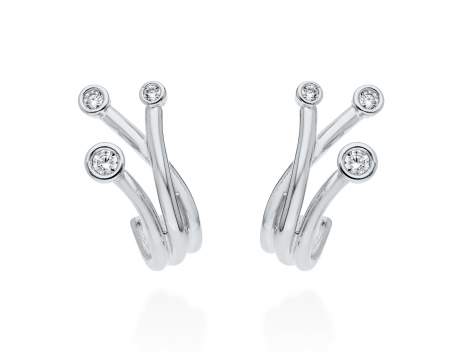 Earrings Mistral mini  in silver