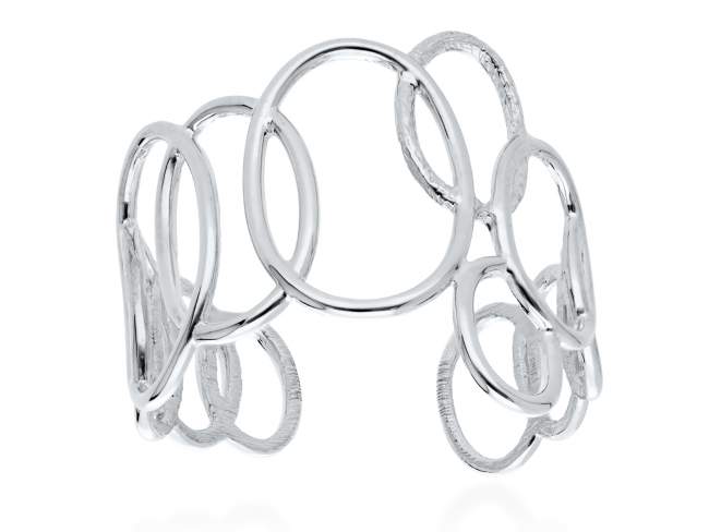 Bracelet Aix  in silver de Marina Garcia Joyas en plata Bracelet in rhodium plated 925 sterling silver. (wrist size: 15-18,5 cm.)