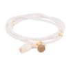 Bracelet ZEN NUDE mit Edelstein