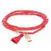 Bracelet ZEN CORAL mit Virgen Pilar