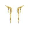 Climber Earring Vernissage maxi  in golden silver