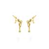 Climber Earring Vernissage mini  in golden silver