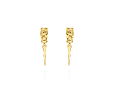 Earrings Vernissage mini  in golden silver