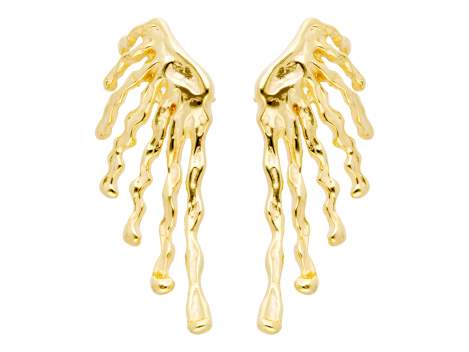 Earrings Vernissage maxi  in golden silver