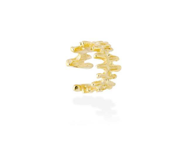 Earcuff Vernissage  in golden silver de Marina Garcia Joyas en plata Earcuff in 18kt yellow gold plated 925 sterling silver. (size: 1,6 x 1 cm.)