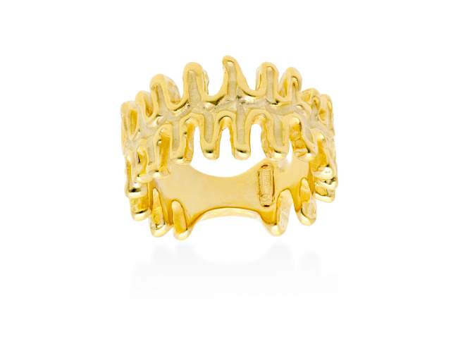 Anillo Monet  en plata dorada de Marina Garcia Joyas en plata Anillo de plata de primera ley (925) chapada en oro amarillo de 18kt.