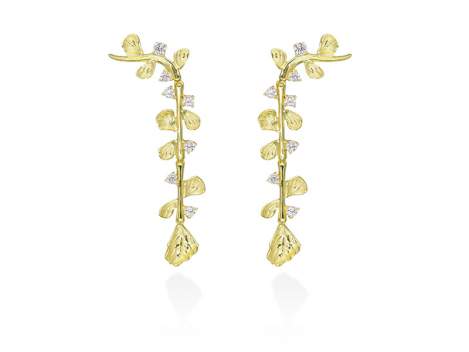 Earrings Guipur maxi  in golden silver