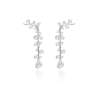 Pendientes Guipur maxi  en plata