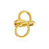 Ring Mistral  in golden silver