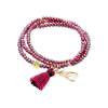 Pulsera ZEN BURGUNDY con Menina