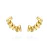 Climber Earring ECLAT  in golden silver