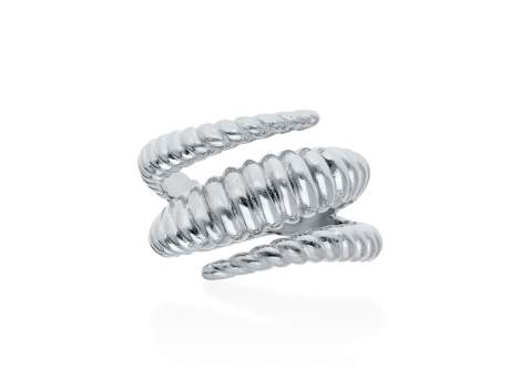 Ring Eclat triple  in silber