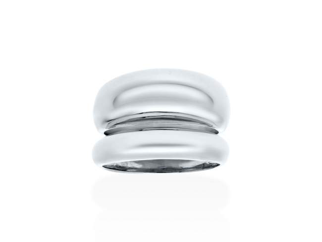 Ring Gloss  in silber de Marina Garcia Joyas en plata Ring in Silber (925) rhodiniert.  