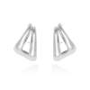 Pendientes Gloss  maxi  en plata