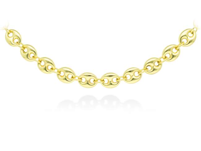 Choker in silver de Marina Garcia Joyas en plata Necklace in 18kt yellow gold plated 925 sterling silver. (length: 40 cm.)