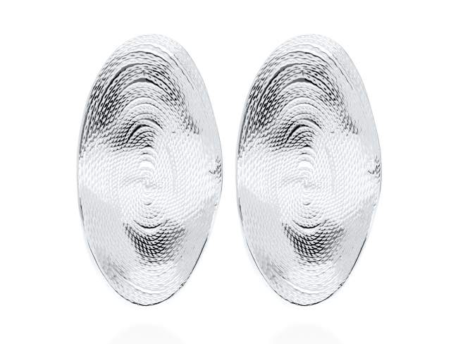 Earrings ST. TROPEZ  in silver de Marina Garcia Joyas en plata Earrings in rhodium plated 925 sterling silver. (size: 4 x 2 cm.)