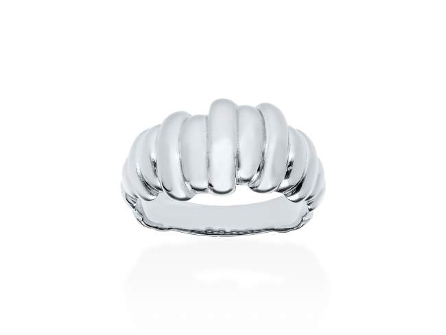 Ring Eclat mini  in silver de Marina Garcia Joyas en plata Ring in rhodium plated 925 sterling silver.  