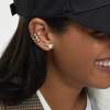 Pendientes HALLEY  en plata dorada