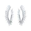 Pendientes  Brut maxi    en plata