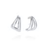 Pendientes Gloss  maxi  en plata