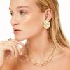 Earrings St. Tropez  in golden silver