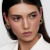 Earrings Mistral XL  in golden silver