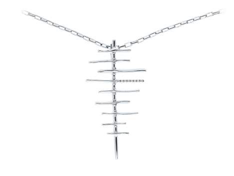 Pendant Vertebral  in silver