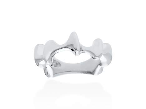 Ring Vertebral  in silber