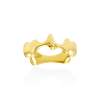 Ring Vertebral  in golden silver