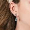 Earrings BERTA Blue in silver