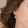 Earrings ELLA Blue in silver