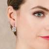 Earrings SOPHIE White in silver