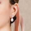 Earrings LIA Pearl in silver